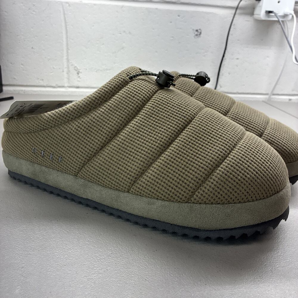 Reef Hiatus Mule Slippers - Mens Size L (11-12) Olive New With Tags CJ8446